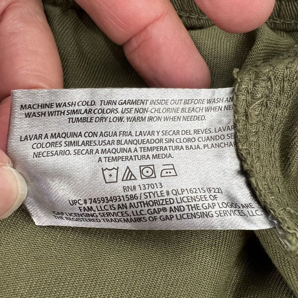 NEW Gap Women's Elastic Waist Tencel Pull-On Pant - Olive Night - XXL Retail $80 - Picture 9 of 10